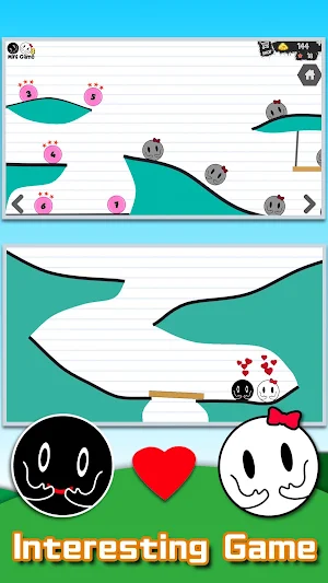 Love Color Balls-Drawing Line Brain Puzzle Game Screenshot 2