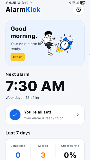 AlarmKick Screenshot 0