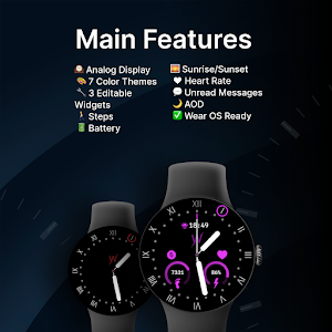 Classic D22 Watch Face Screenshot 1