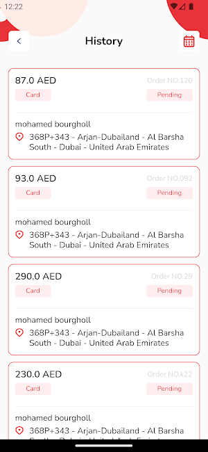 Speedy Restaurant Portal Screenshot 2