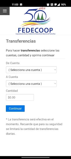 FedeCoop Móvil Screenshot 2