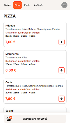 La Mila Lieferservice Screenshot 3