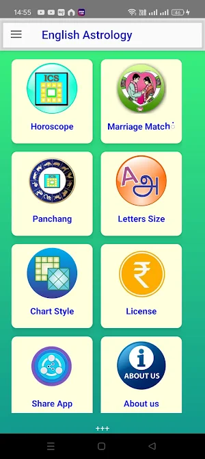 English Astrology & Horoscope Screenshot 0