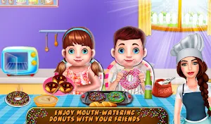 Make Sweet Donut: Cooking Game Screenshot 2