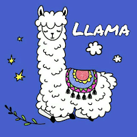 Kawaii Llama Wallpaper 4K