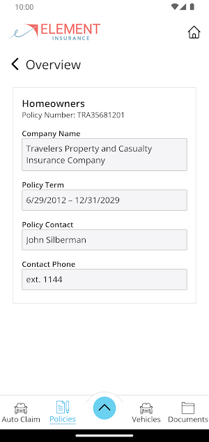 Element Insurance Screenshot 3