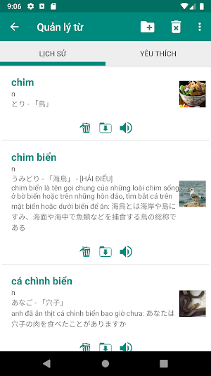 Japanese Vietnamese Dictionary Screenshot 3