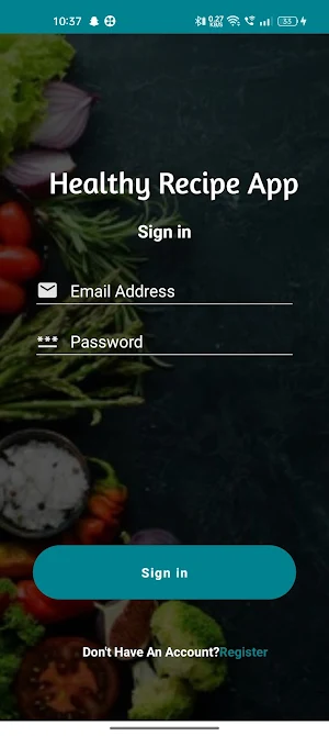 Healthy Recipes App Screenshot 1