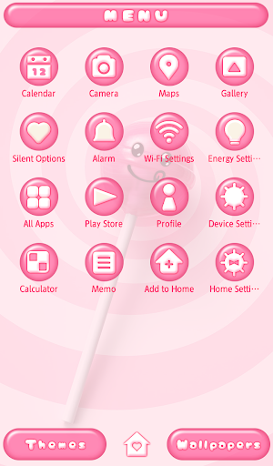 Magical Candy Theme +HOME Screenshot 1