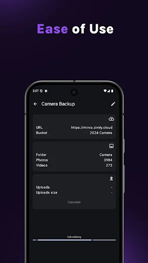 Zimly: S3 Backup Screenshot 3