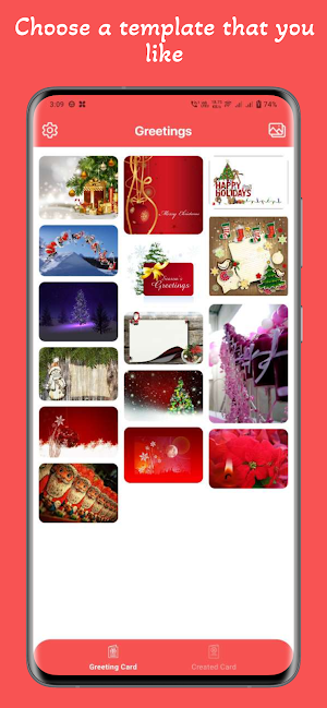 Santa's Greeting Creator Screenshot 1