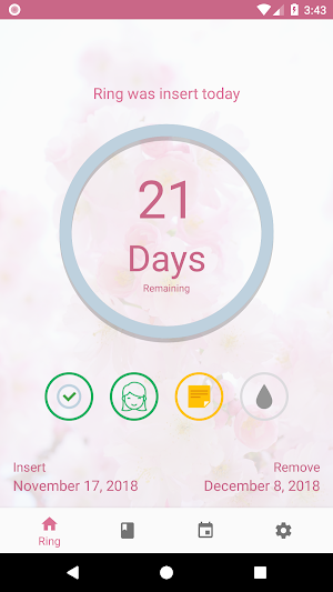 MyRing - Contraceptive ring Screenshot 0