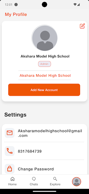 Akshara Model High School Screenshot 2