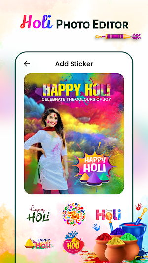 Holi Photo Editor Screenshot 1