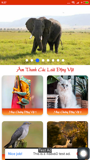 Nhạc Chuông Âm Thanh Động Vật Screenshot 1