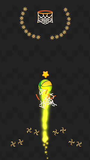 Fire Dunk Up : Fire basketball Screenshot 3