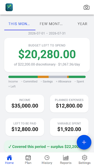 Kesh: Budget & Expenses Screenshot 0