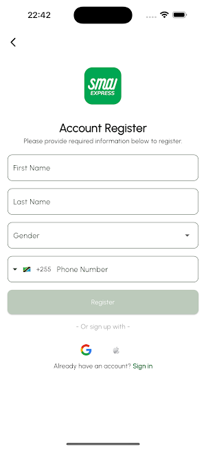 SMAI Express Screenshot 1