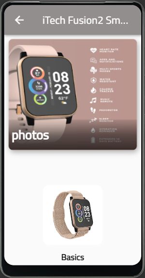 iTech Fusion2 Smartwatch Guide Screenshot 1