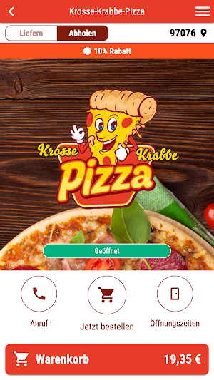 Krosse-Krabbe-Pizza Screenshot 0
