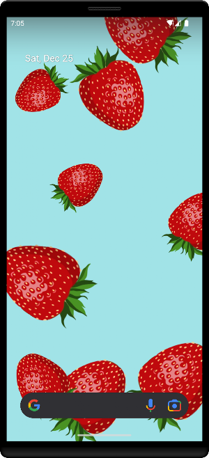 Strawberries Live Wallpaper Screenshot 2