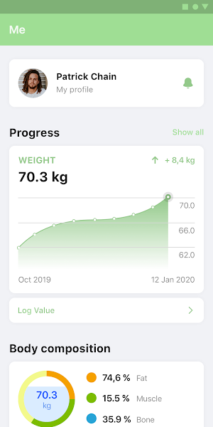 DH Personal Training Screenshot 2