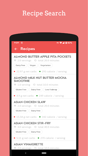 Type 1 Diabetes Cookbook Screenshot 1