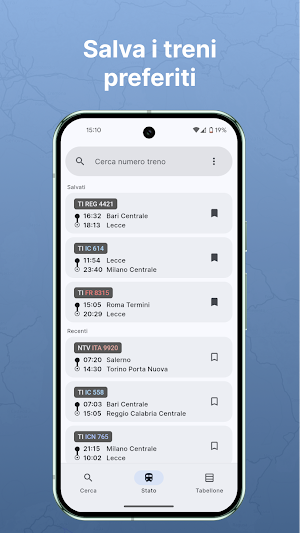 TrenScan: orari e fermate Screenshot 2