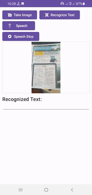 Img to Text and Speech Screenshot 2