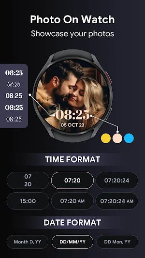 Photo Watch Face: Wear OS Screenshot 0