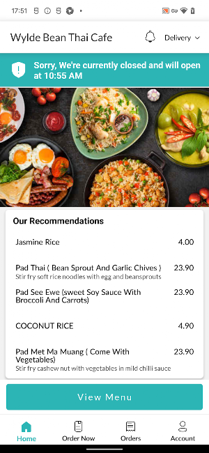 Wylde Bean Thai Cafe Screenshot 1