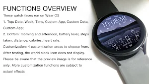 Clouds Shadows For Wear OS Screenshot 2
