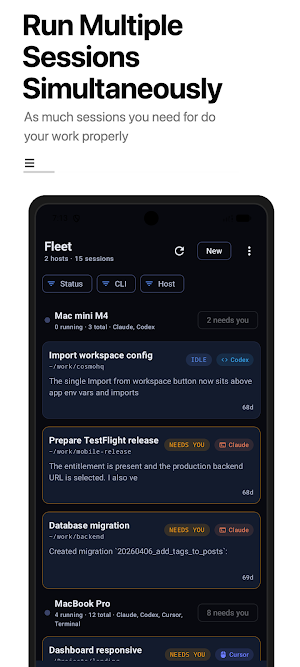 CosmoRemote: AI Coding Screenshot 3