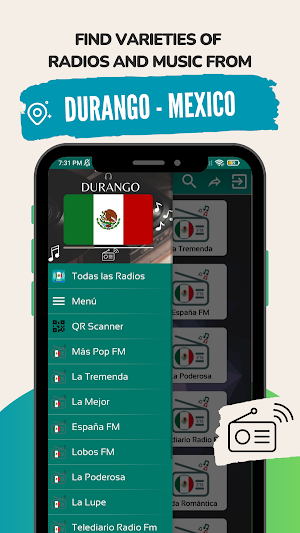 Radio Durango - Mexico: Live Screenshot 1