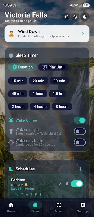 Victoria Falls White Noise Screenshot 1