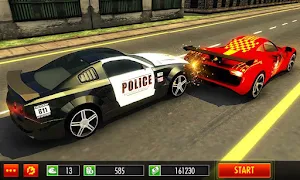 Police Car vs Gangster Escape Screenshot 0
