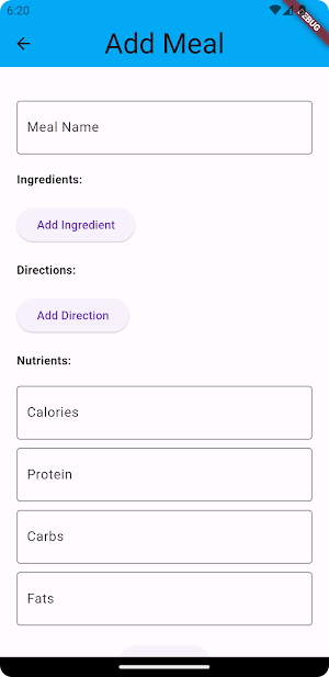 EasyMeal Screenshot 2