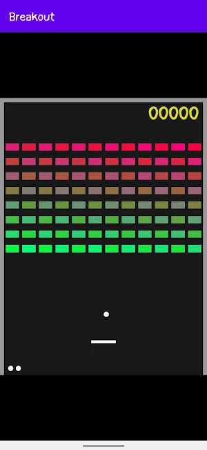 Breakout Game Screenshot 1