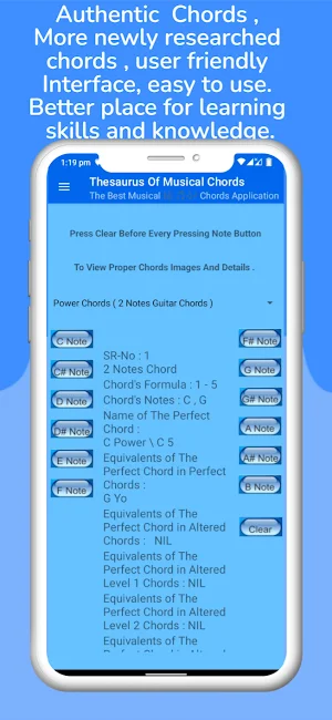 Swing Scales And Their Chords Screenshot 3