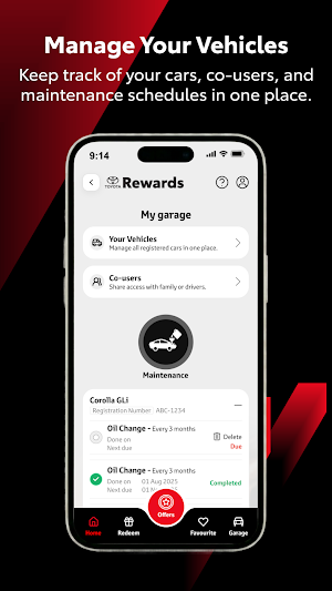 Toyota Rewards Screenshot 2