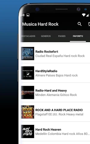 Hard Rock Music - Hard Rock Radio Stations Screenshot 2