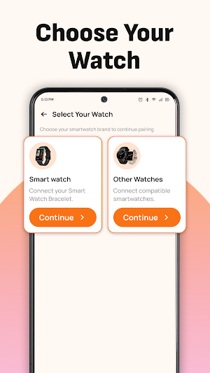 Smart Watch Bracelet App Screenshot 1