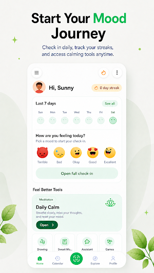Moody: Habit & Mood Tracker Screenshot 0