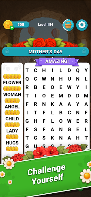 Blossom Word Search Screenshot 3