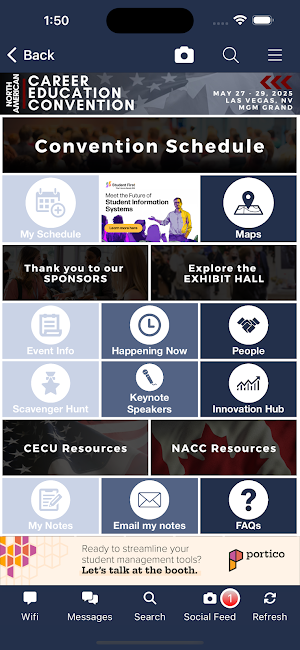 CECU Events Screenshot 1