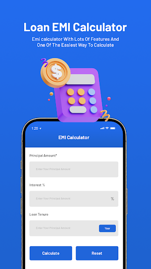 LoanQuick -Loan EMI Calculator Screenshot 1
