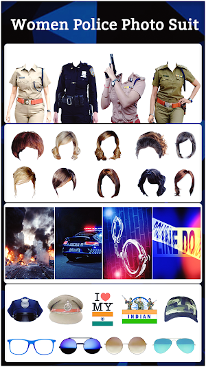 Police Photo Suit 2020 : Women & Men Police Suit Screenshot 3