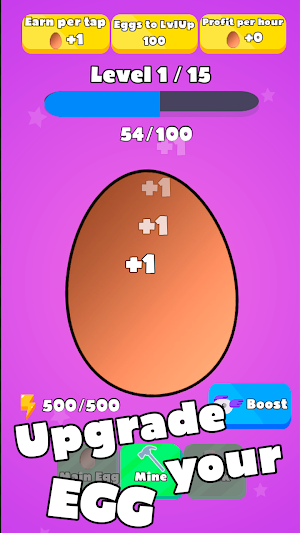 Egg Clicker - Eggs Tap Hero Screenshot 0