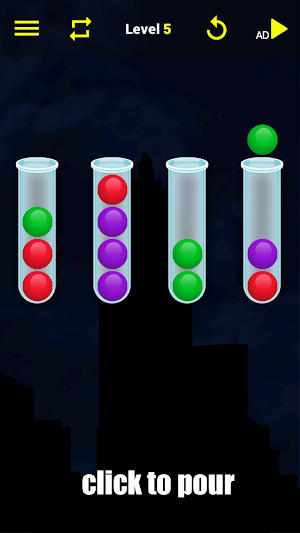 Color Ball Glass Bottle Screenshot 3
