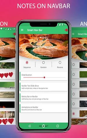 Smart navigation bar - navbar slideshow Screenshot 1